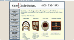 Desktop Screenshot of customdisplaydesigns.com