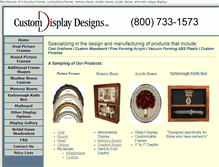 Tablet Screenshot of customdisplaydesigns.com